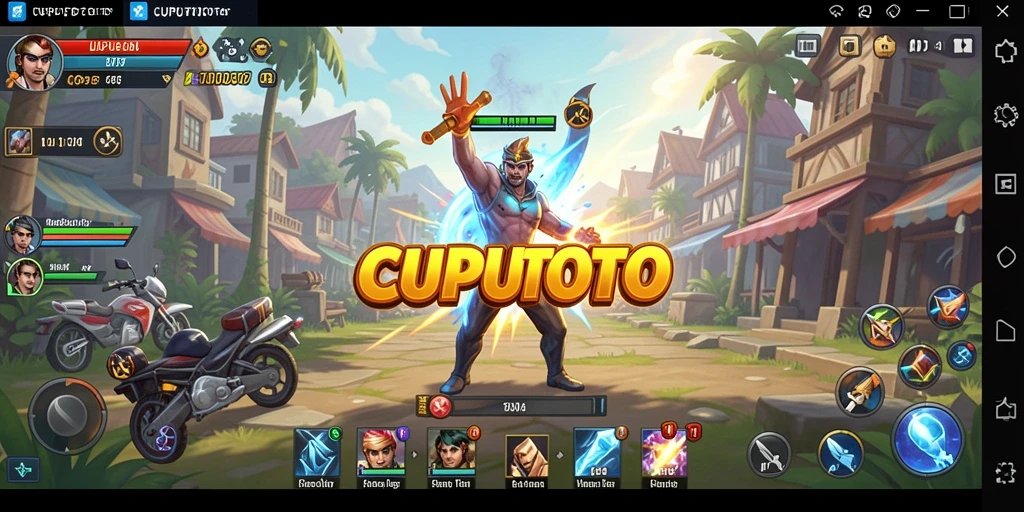 Tampilan interface CUPUTOTO yang intuitif dan modern.