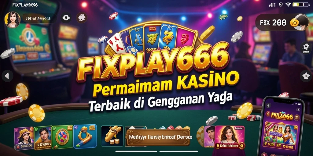 Tampilan screenshot FIXPLAY666 menampilkan pengalaman bermain Kasino yang mengasyikkan.