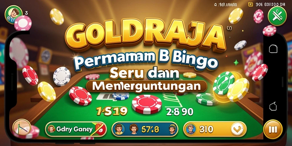 Screenshot gameplay GOLDRAJA yang seru dan mendebarkan.