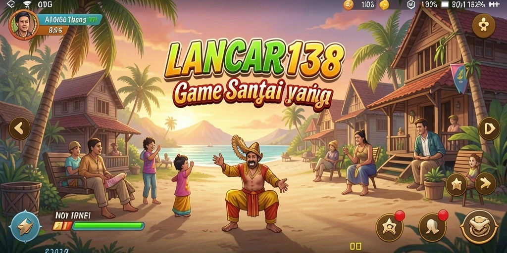 Screenshot menunjukkan tampilan gameplay yang penuh warna dan menarik.