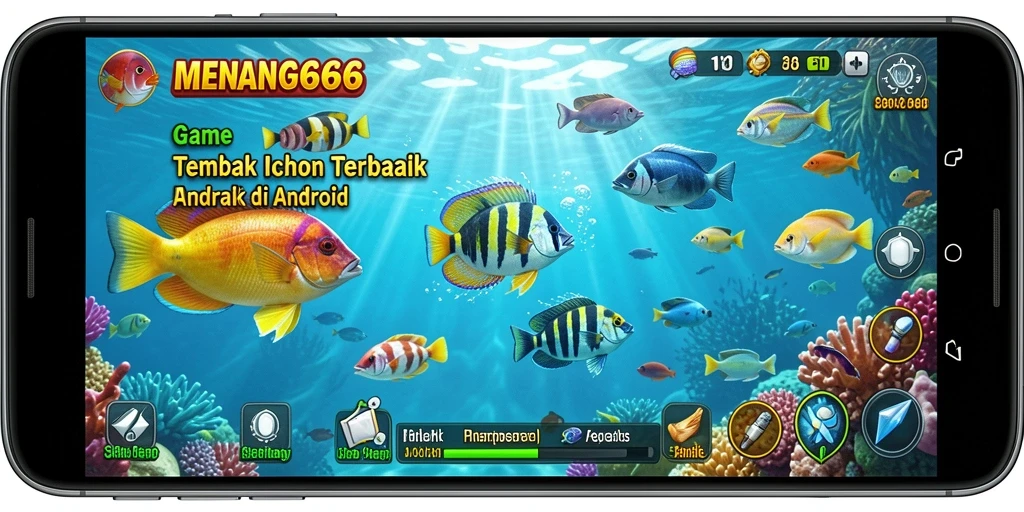 Tampilan gameplay menarik dari MENANG666 dengan aksi tembak ikan.