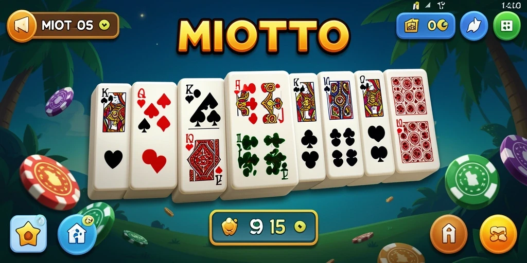 Tampilan utama gameplay domino yang menarik dan menantang di MIOTOTO.