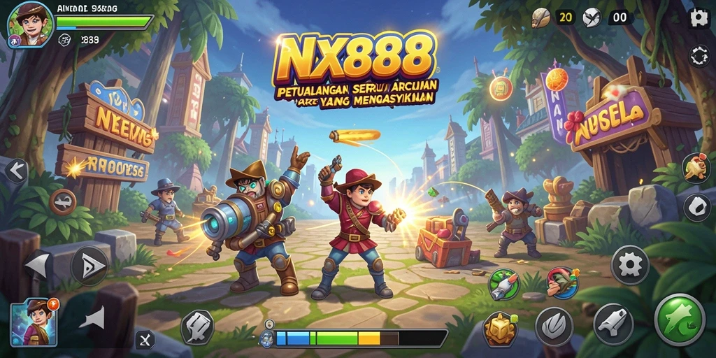 Screenshot dari gameplay seru NX888 yang penuh aksi.