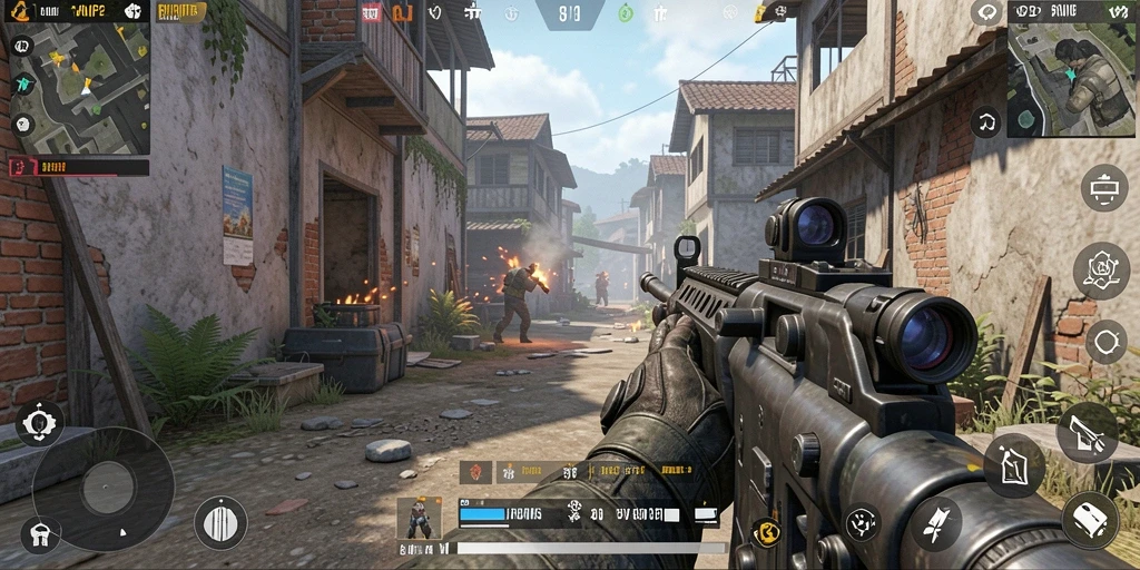 Gameplay menegangkan dalam RVIP2 dengan aksi FPS yang seru.